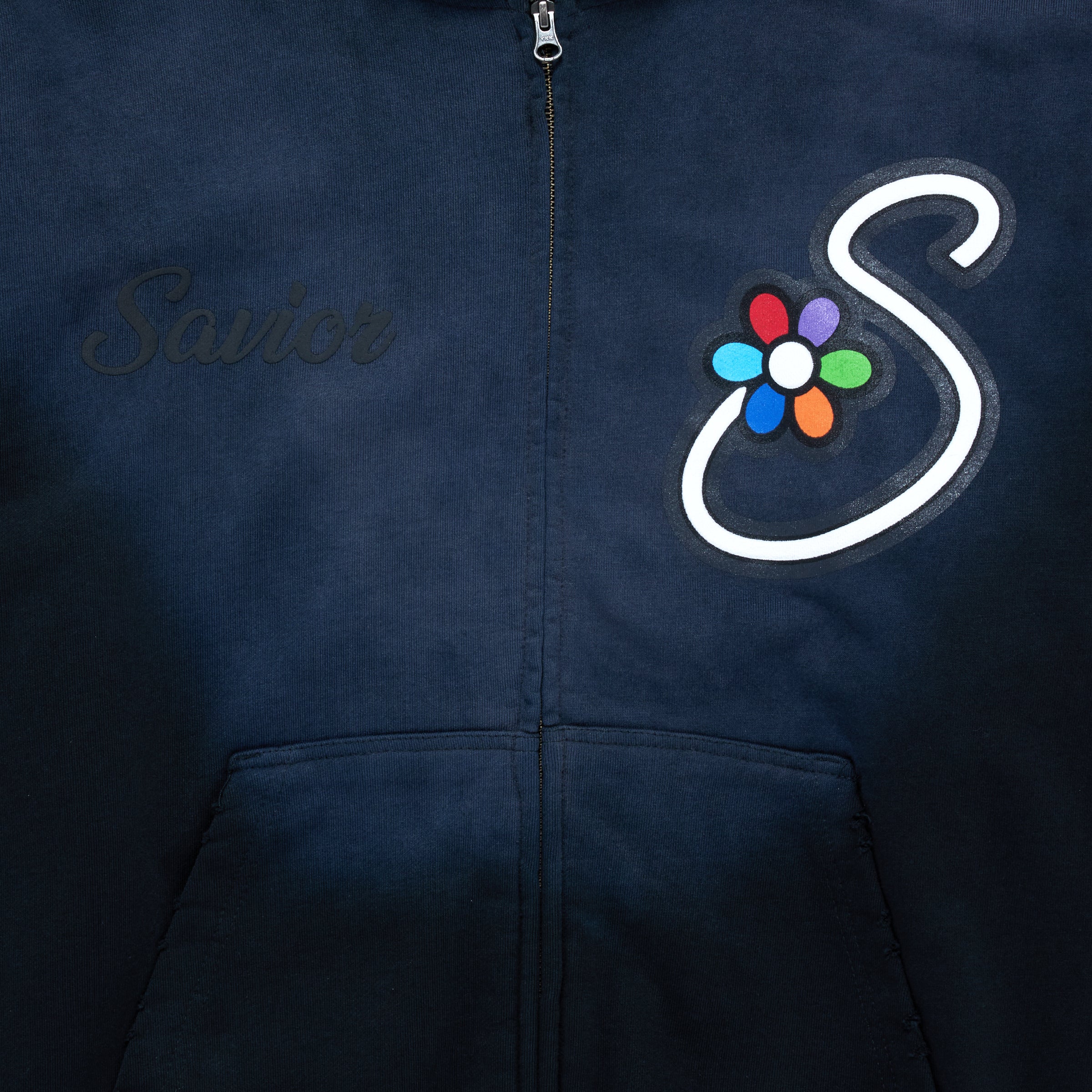 Smoke Blue OG "S" Zip Up - Image 3
