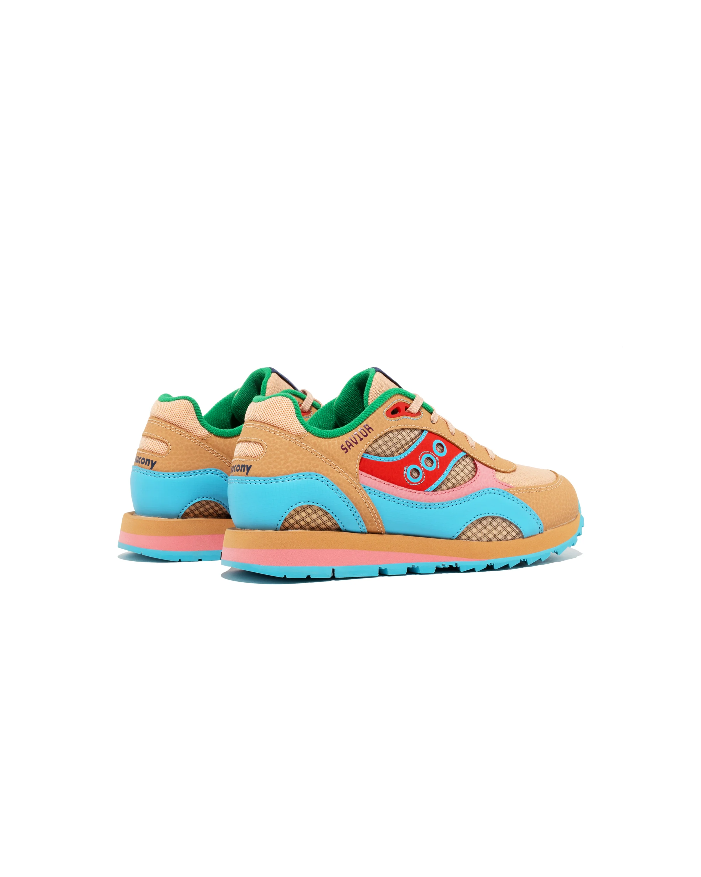 JAE TIPS Originals Shadow 6000 (Little Kid/Big Kid) TAN/PINK - Image 6
