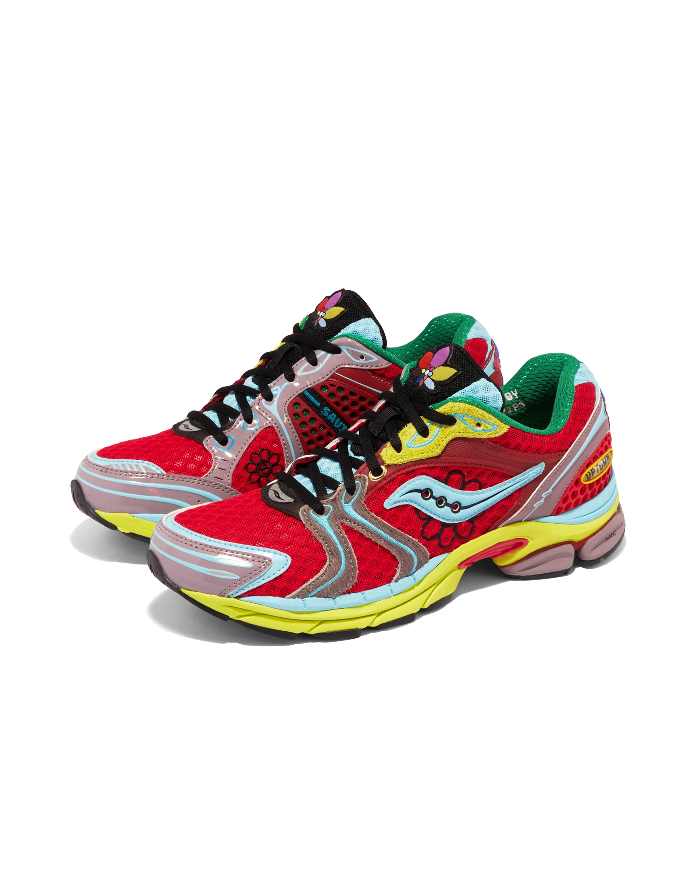 Saucony x Jae Tips Triumph 4 Flowers Grow Uptown -  Poison Ivy - Image 4