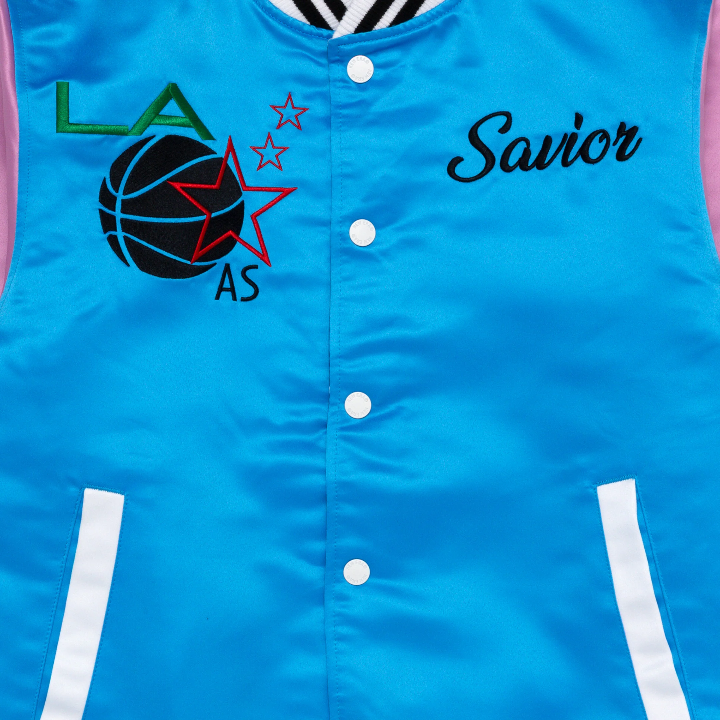Savior L.A. All Star Jacket - Blue/ Pink - Image 9