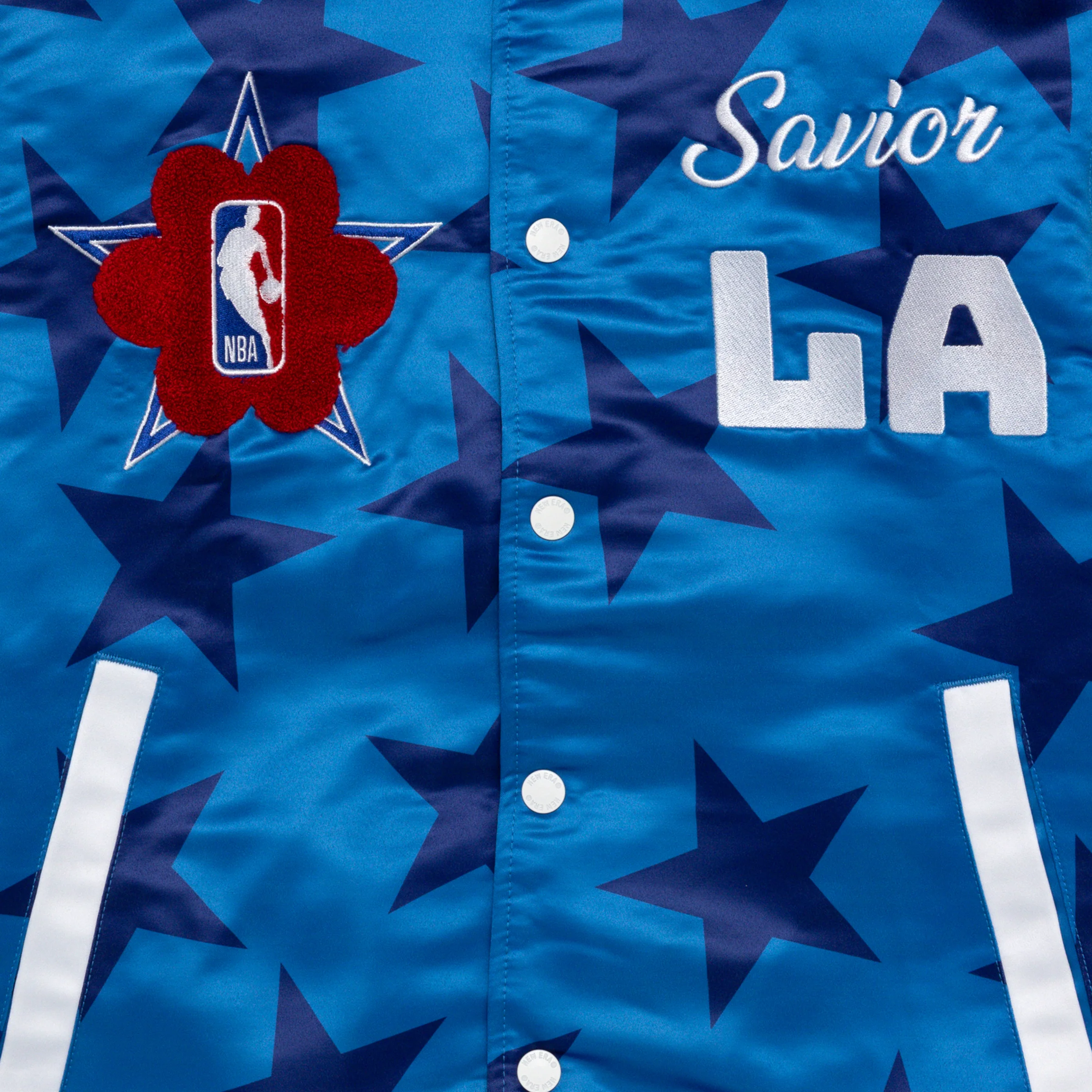 Savior NBA Star Jacket - Blue Stars - Image 3