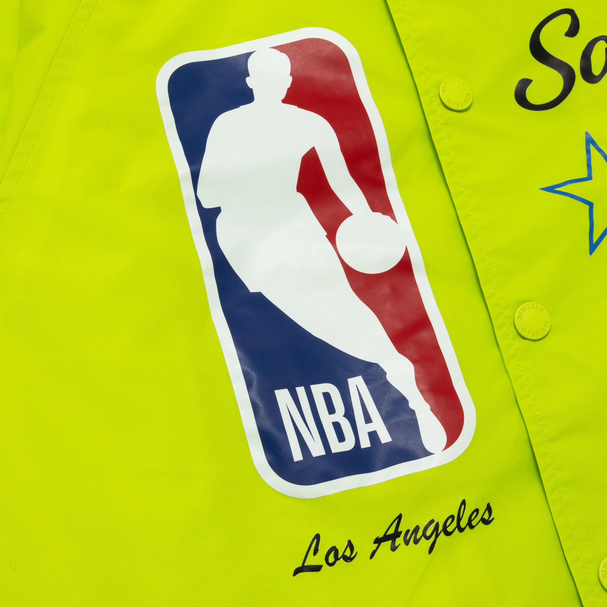 Savior NBA Coach's Jacket - Neon Green - Image 7