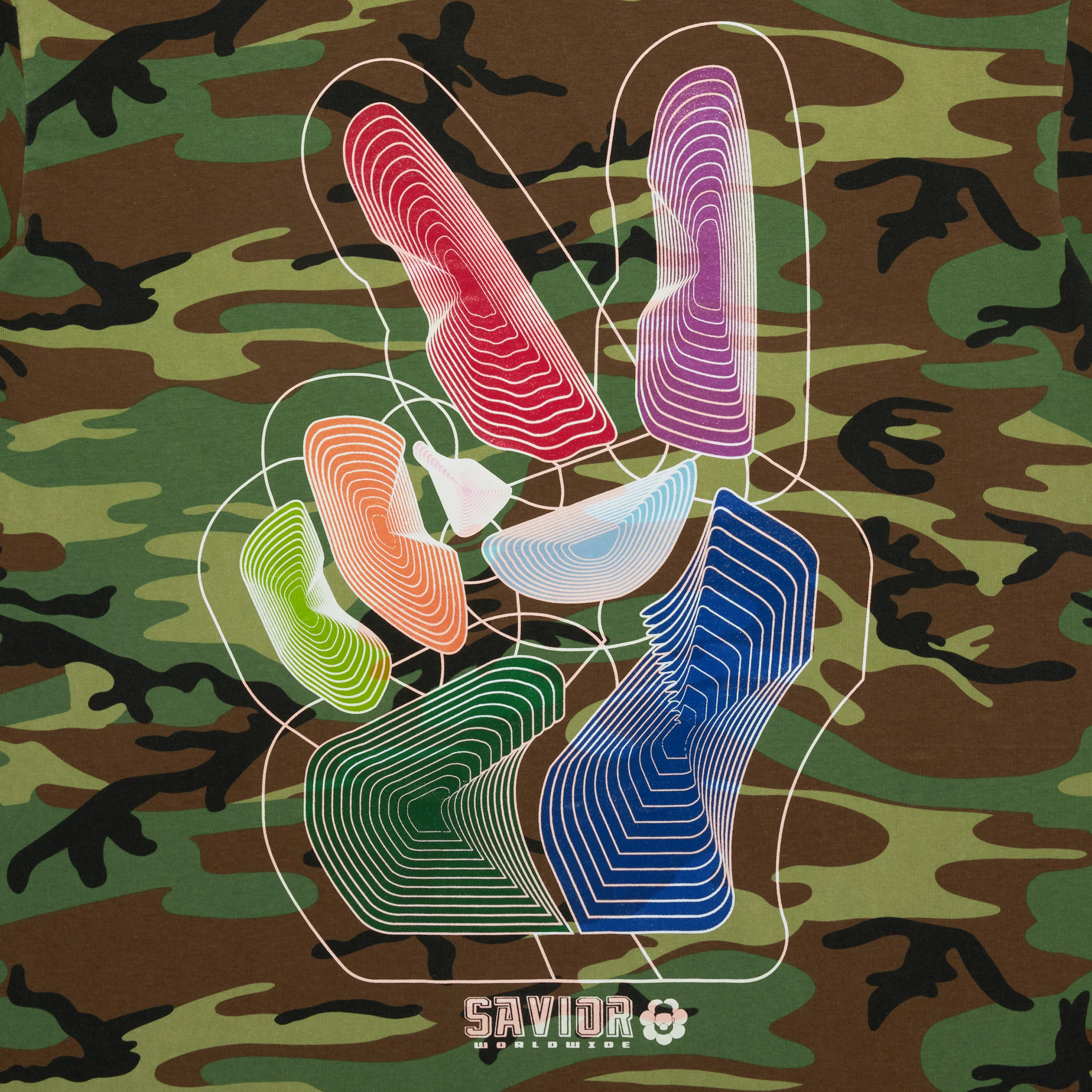 Savior Peace Camo Tee - Image 2