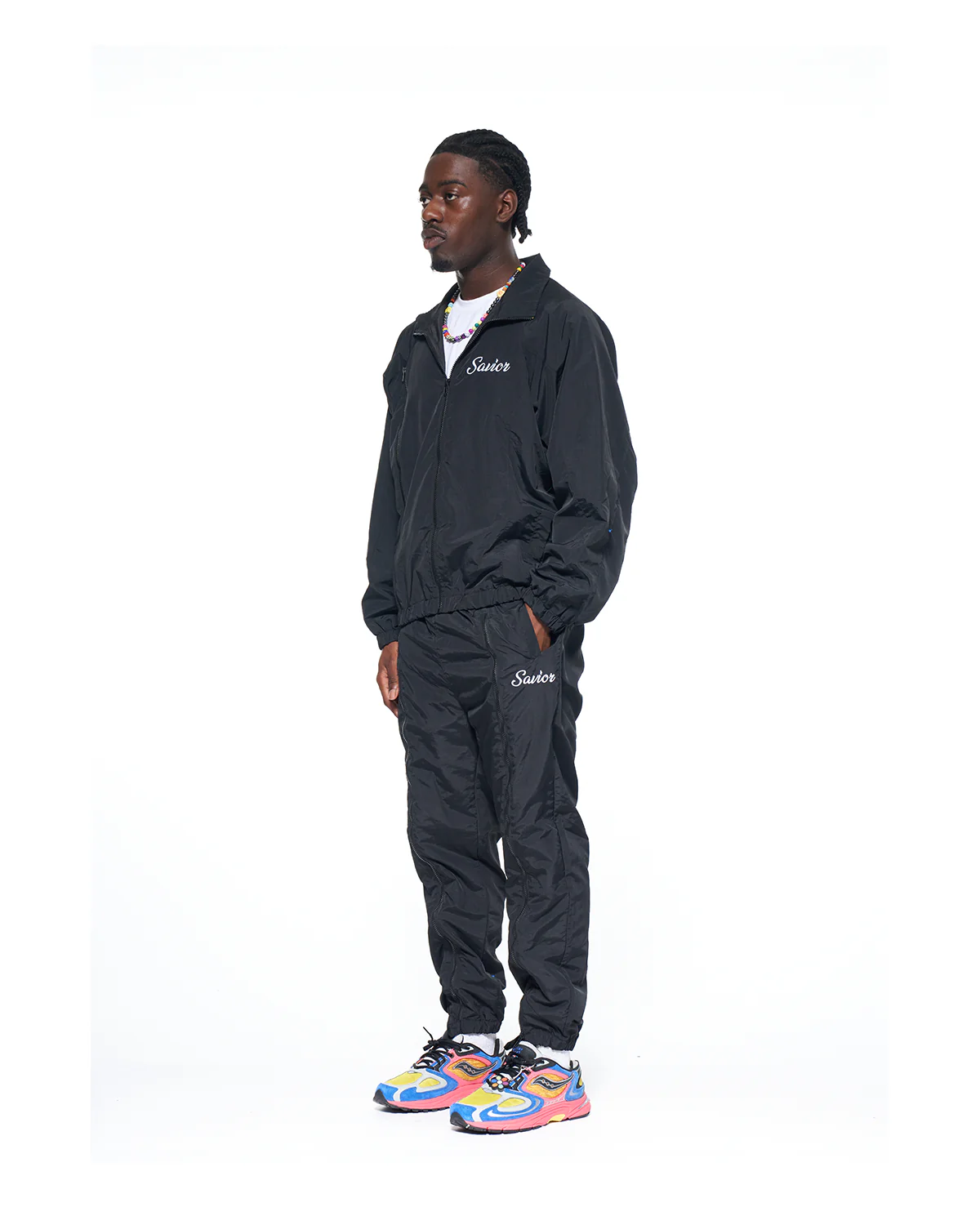 Howard Tracksuit Jacket Black - Image 4